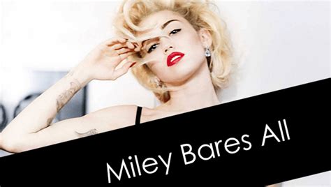 miley cyrus nudography|Miley Cyrus Bares All in W Magazine